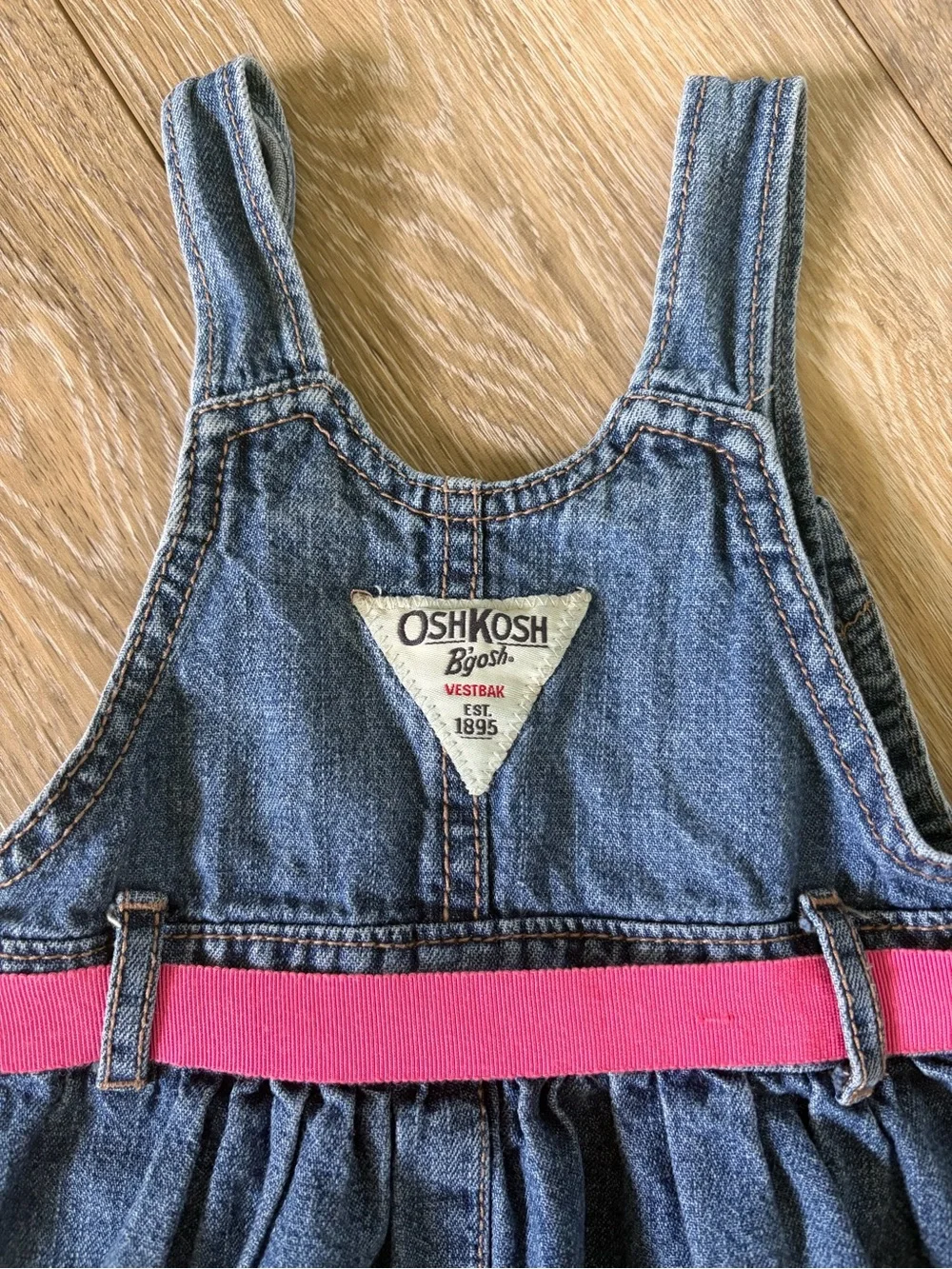 OshKosh B'gosh Denim Overall Jumper Dress